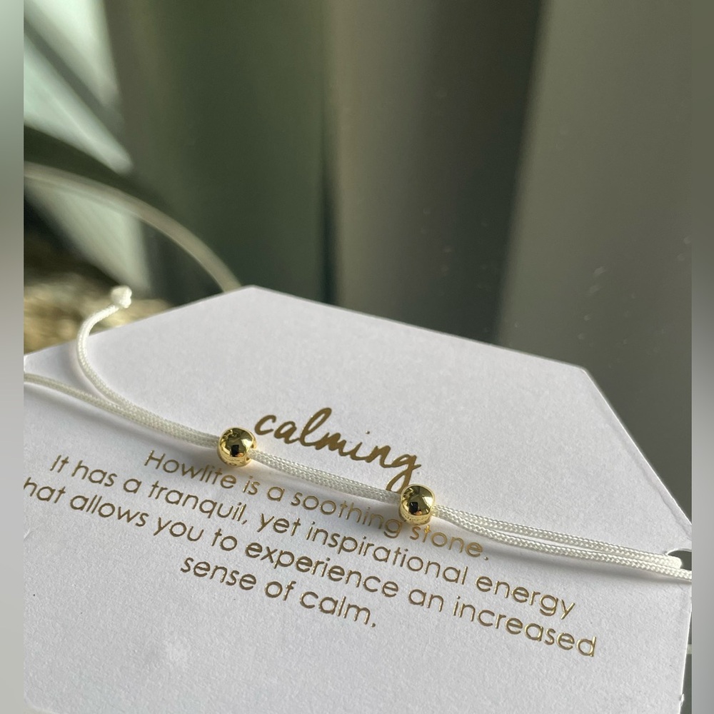 New GORJANA 18k gold plated “CALMING” bracelet - Picture 11 of 17